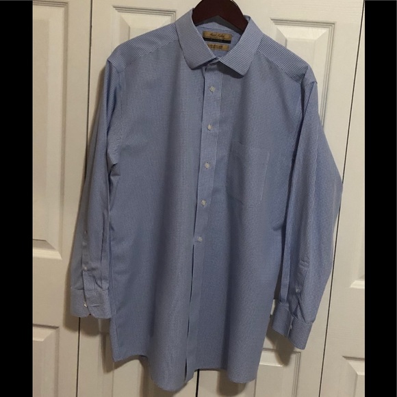 Roundtree & York Long Sleeve Fitted Dress Shirt - Picture 3 of 8